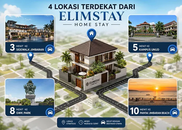 Elimstay Quarto em Acomodações Particulares Jimbaran